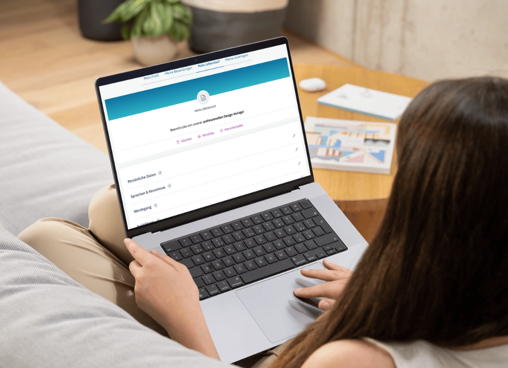  Ansicht eines PC-Notebooks